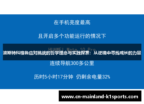 波斯特科格鲁应对挑战的哲学理念与实践探索:从逆境中寻找成长的力量 波斯特科格鲁应对挑战的哲学理念与实践探索:从逆境中寻找成长的力量