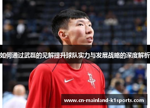 如何通过武磊的见解提升球队实力与发展战略的深度解析
