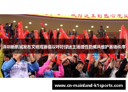 深圳新鹏城发布文明观赛倡议呼吁球迷主场理性助威共维护赛场秩序