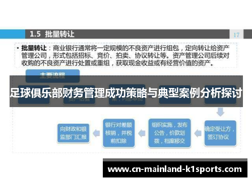 足球俱乐部财务管理成功策略与典型案例分析探讨